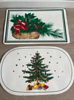 4 vintage Kerst placemats, Ophalen of Verzenden, Zo goed als nieuw