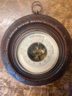 Barometer, antiek, hout uitsnijden Jugenstil style, Audio, Tv en Foto, Weerstations en Barometers, Ophalen, Baro, Zo goed als nieuw