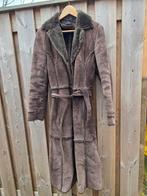 Bruine Vintage Shearling Damesjas, Maat 38/40 (M), Bruin, Ophalen of Verzenden, Vintage
