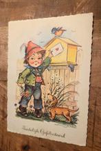 Jongetje met teckel doet brief op de post, Verzenden, 1960 tot 1980, Gelopen, Kinderen