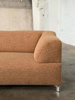 Leolux Faya Lobi + Hocker | Cognac (NIEUWSTAAT), Metaal, 250 tot 300 cm, Hoekbank, Ophalen of Verzenden