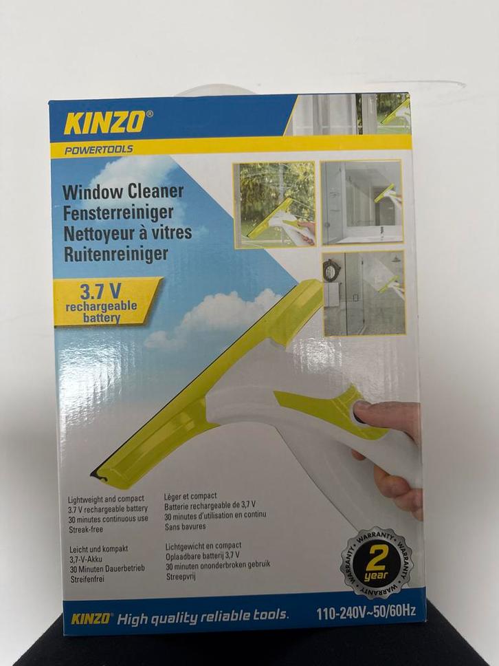 Kinzo Raamreiniger - Streeploos Schone Ramen!, Huis en Inrichting, Schoonmaakartikelen, Raamwisser of Trekker, Ophalen of Verzenden