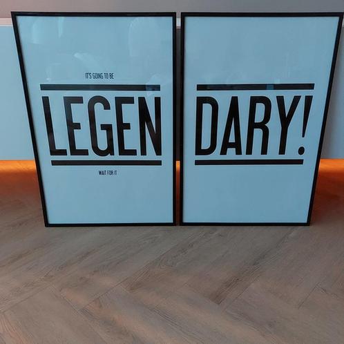 Poster wanddecoratie, Huis en Inrichting, Woonaccessoires | Tekstborden en Spreuken, Zo goed als nieuw, Ophalen