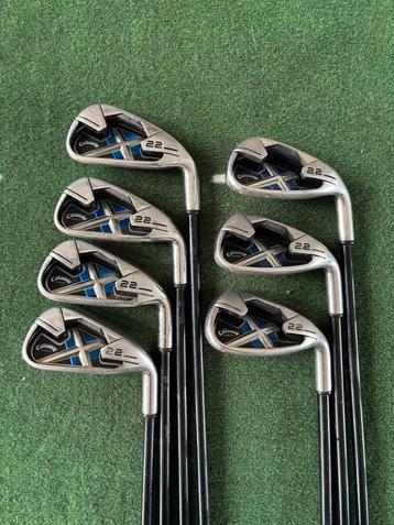 Callaway X22 Ijzerset - 4/PW - A Flex - Nette Staat beschikbaar voor biedingen