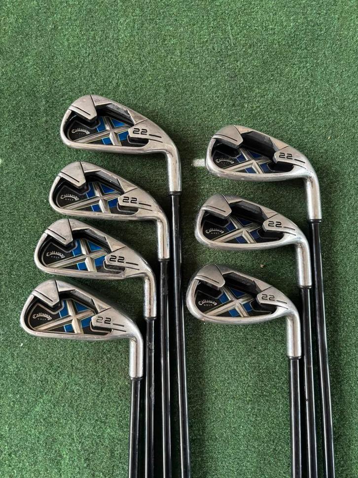 Callaway X22 Ijzerset - 4/PW - A Flex - Nette Staat, Sport en Fitness, Golf, Zo goed als nieuw, Set, Callaway, Ophalen of Verzenden