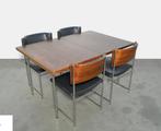 Pastoe Cees Braakman TR13 tafel en SM08 stoelen, lees tekst!, Huis en Inrichting, Ophalen, Gebruikt, 50 tot 100 cm, 150 tot 200 cm
