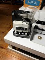 Elmo 8 mm Projector Type FP-A incl. scherm (Projecta), Ophalen of Verzenden, 1960 tot 1980, Projector