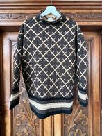 By Malene Birger ruimvallende trui mt S, bruin & mosterdgeel, Ophalen of Verzenden, Zo goed als nieuw, Maat 36 (S), Bruin