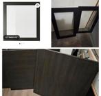 Ikea besta Lappviken zwartbruin/helderglas en ladefrontje, Huis en Inrichting, Kasten | Wandmeubels, Ophalen