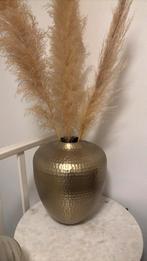 Gouden vaas met pampam gras, Ophalen, Overige materialen, Overige kleuren, Zo goed als nieuw