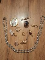 Mooi vintage lotje sieraden, Verzenden, Overige materialen, Verguld