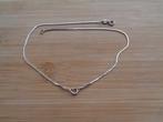 zilveren ketting met vaste hanger [373], Met hanger, Verzenden, Zo goed als nieuw, Zilver