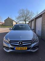 Mercedes-Benz C-Klasse C200 2.0 135KW Aut7 2015 Grijs, Auto's, Automaat, Achterwielaandrijving, 4 cilinders, Leder en Stof
