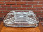 Art Nouveau, Jugendstil serveer tray op bolpootjes., Ophalen of Verzenden