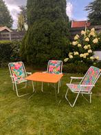 Set supergave vintage kampeerspullen jaren 70, Ophalen, Gebruikt, Campingstoel