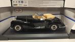 Mercedes Benz 300 S convertible zwart Maisto metal 1:18 KRD, Ophalen of Verzenden, Zo goed als nieuw, Auto, Maisto