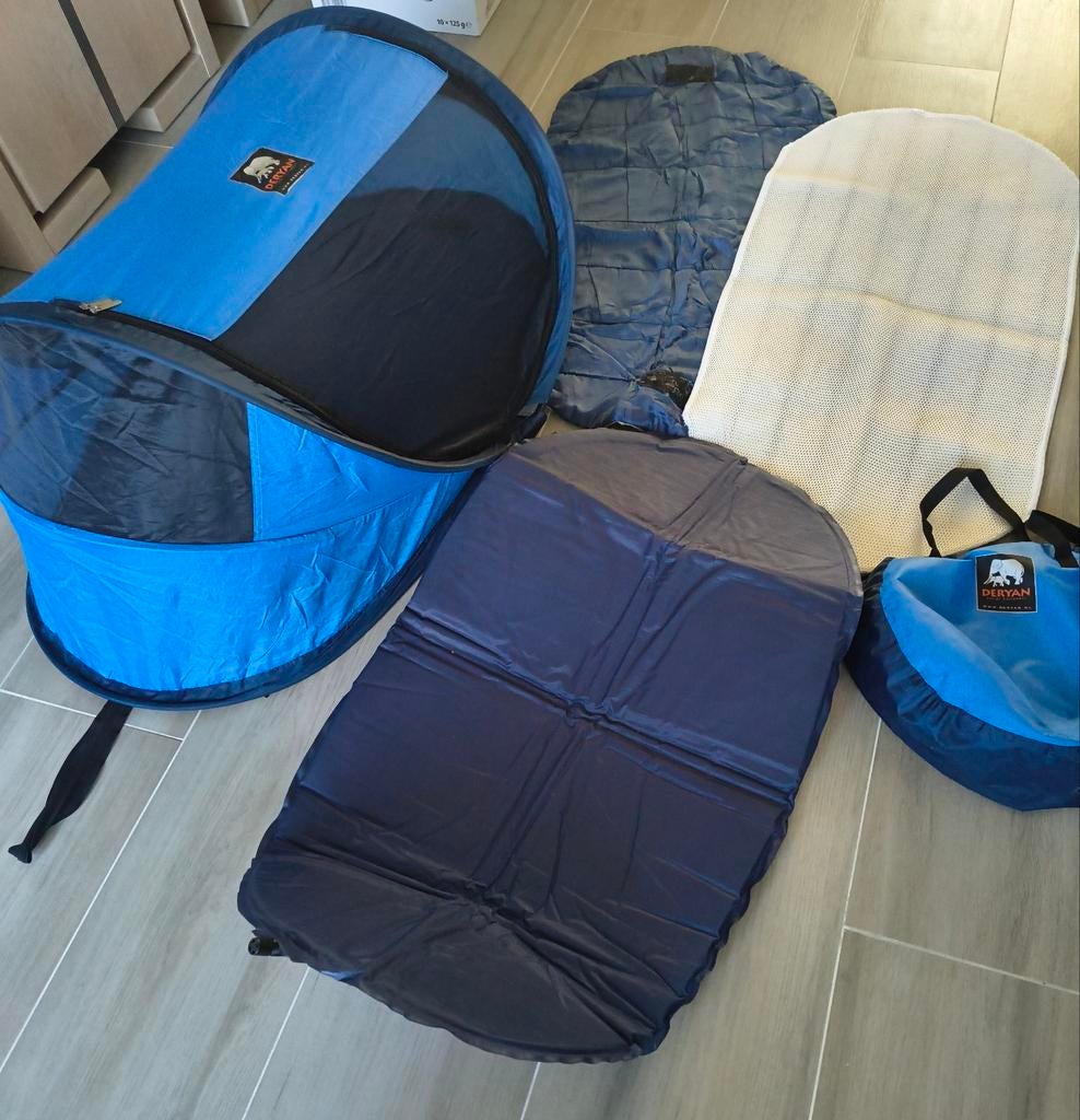 Deryan Baby Luxe Reisbedje - Pop-up Tentje, Kinderen en Baby's, Babywiegjes en Ledikanten, Zo goed als nieuw, Reisbedje, Ophalen