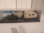 MGB Convertible met Caravan 1:43, Ophalen of Verzenden, Zo goed als nieuw, Auto's