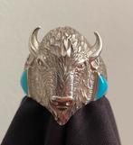 Ring bison, Sieraden, Tassen en Uiterlijk, Ringen, 20 of groter, Heer, Ophalen of Verzenden, Zo goed als nieuw