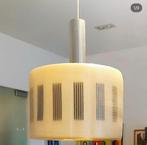 Vintage rotaflex hanglamp ribbels, Ophalen of Verzenden, Glas, Minder dan 50 cm