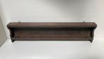 Antiek elegant wandrek hout bruin parel rand  56*13,5*5cm, Antiek en Kunst, Ophalen of Verzenden