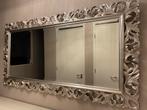 XXL wand spiegel houten frame barok style, Ophalen, Zo goed als nieuw, Rechthoekig, Minder dan 100 cm
