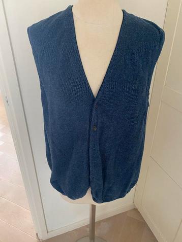Baileys Blauw Katoenen Gilet - Maat M beschikbaar voor biedingen