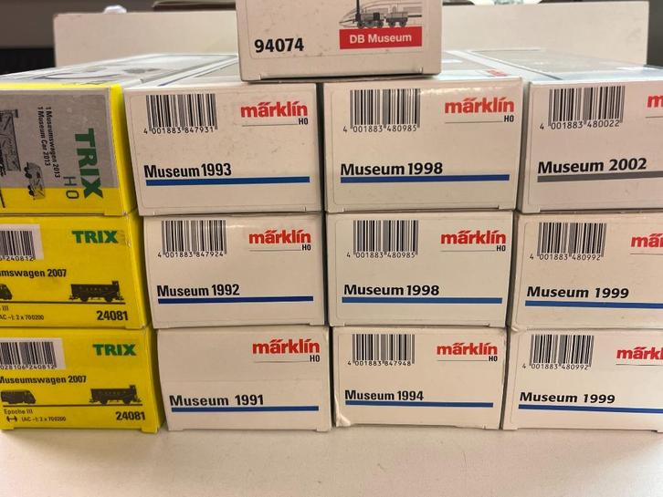 ** MUSEUMWAGENS ** 13 STUKS ** Märklin / Trix ** NIEUW **, Hobby en Vrije tijd, Modeltreinen | H0, Nieuw, Overige typen, Märklin
