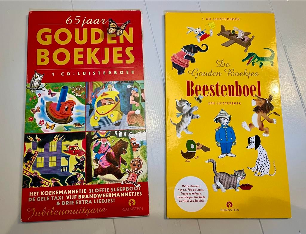 Gouden Boekjes Luisterboek - Jubileumuitgave & Beestenboel, Boeken, Luisterboeken, Ophalen of Verzenden, Cd, Kind