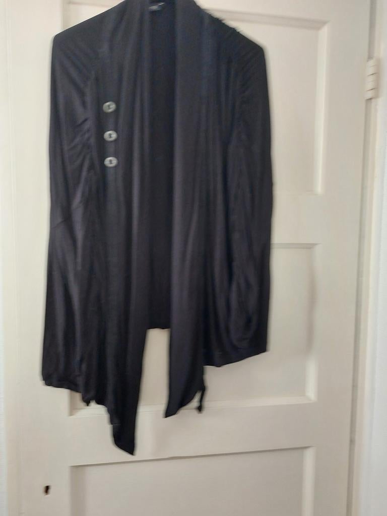 Zwarte vest   handberg maat 46, Ophalen of Verzenden, Zo goed als nieuw, Maat 46/48 (XL) of groter, Zwart