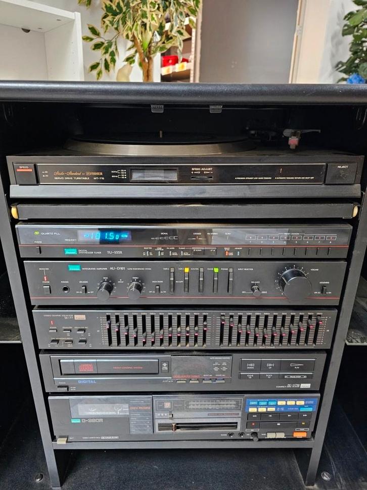 Sansui stereoset en fisher platenspeler!, Audio, Tv en Foto, Stereo-sets, Gebruikt, Overige merken, Ophalen