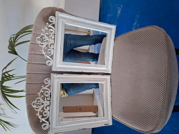 2 mooie barok spiegels maten 44x30 beschikbaar voor biedingen