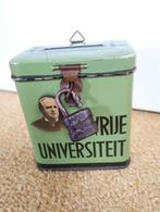 Vintage Vrije Universiteit Spaarpot met Slot, Ophalen