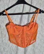 Jurk shirt jas broek jeans rok blouse tas ketting vrouw y2k, Primark, Ophalen of Verzenden, Oranje, Body of Korset