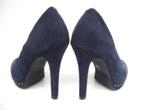 GRATIS VERZENDEN | Pin-up blauwe pumps 36, Zo goed als nieuw, Schoenen met hoge hakken, Verzenden, Blauw