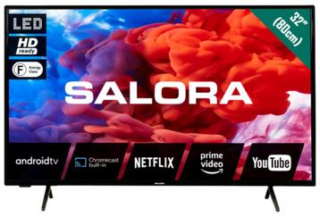 Salora 32HA220 81cm HD Ready Android Wifi Smart LED tv nieuw beschikbaar voor biedingen