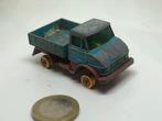 Oude Bespeelde Mercedes Unimog, Lesney, Hobby en Vrije tijd, Ophalen of Verzenden, Gebruikt, Bus of Vrachtwagen