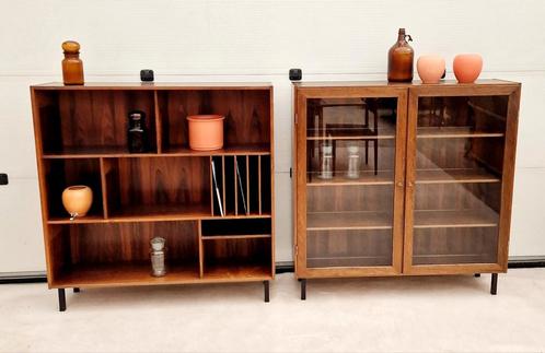 Twee wandkasten van Peter Lovig Nielsen, 120cm, Huis en Inrichting, Kasten | Dressoirs, Gebruikt, 100 tot 150 cm, 25 tot 50 cm