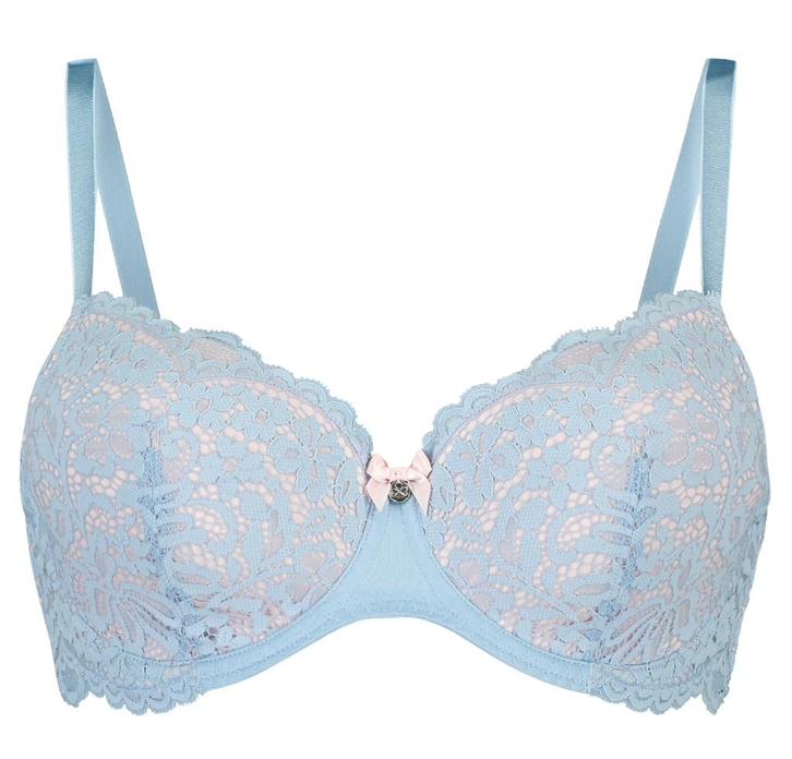 Hunkemoller voorgevormde beugel bh beha Marina 85C blauw, Kleding | Dames, Ondergoed en Lingerie, BH, Blauw, Ophalen of Verzenden