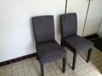 WEG=WEG!!! OPRUIMING: TWEE ROBUUSTE EETHOEK STOELEN ROBUUST, Hout, Gebruikt, Twee, Verzenden