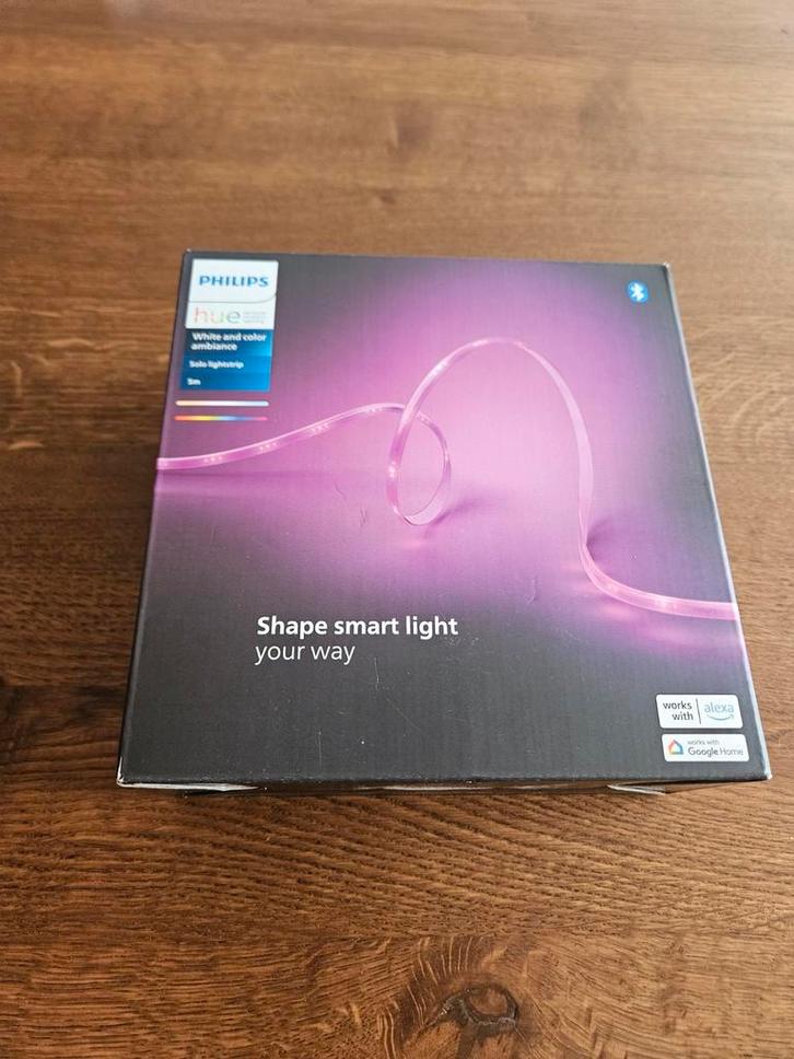 Philips Hue Lightstrip 5m - Zo goed als nieuw!, Huis en Inrichting, Lampen | Losse lampen, Zo goed als nieuw, Ophalen of Verzenden
