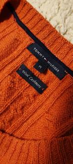 Zachte wollen trui Tommy Hilfiger, maat M, Kleding | Dames, Truien en Vesten, Maat 38/40 (M), Oranje, Ophalen of Verzenden, Gedragen