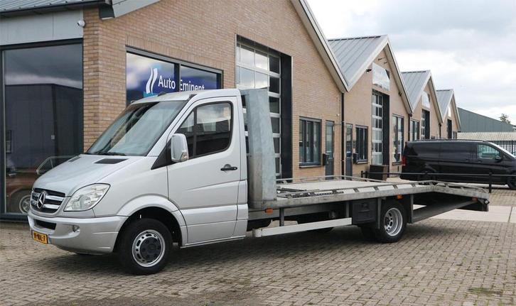 Mercedes-Benz Sprinter 515 2.2 CDI Oprijwagen Automaat airco, Auto's, Bestelauto's, Bedrijf, Te koop, ABS, Airbags, Airconditioning