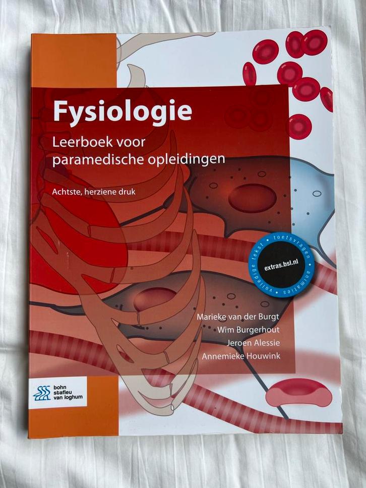 Fysiologie - leerboek voor paramedische opleidingen, Boeken, Studieboeken en Cursussen, Zo goed als nieuw, HBO, Beta, Ophalen of Verzenden