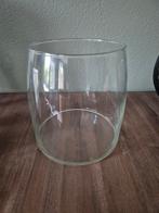 Mooie grote vaas 19 cm hoog 19 diameter onderkant vaas, Huis en Inrichting, Ophalen, Overige kleuren, Minder dan 50 cm, Glas