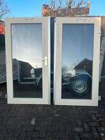 Tuindeuren . Terrasdeuren . Diverse sets . Zie fotos ,, 120 cm of meer, Ophalen of Verzenden, 200 tot 215 cm, Buitendeur