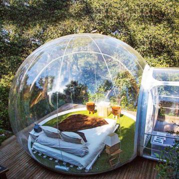 Doorzichtige Opblaasbare Luchtbel- / Bubble-Tent.2025  Nieuw beschikbaar voor biedingen