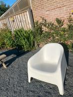 Ikea Scarpo witte tuinstoel, Ophalen, Zo goed als nieuw, Kunststof