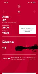 Ajax az, Tickets en Kaartjes, Eén persoon, Oktober