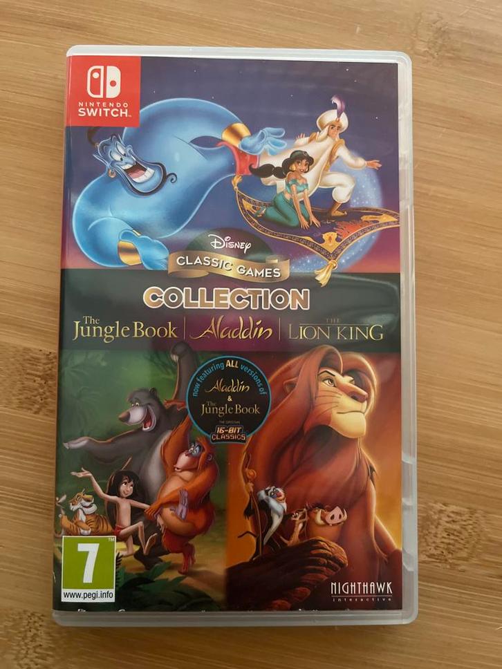 Disney Classics: Jungle Book, Aladdin & Lion King - Switch, Spelcomputers en Games, Games | Nintendo Switch, Zo goed als nieuw
